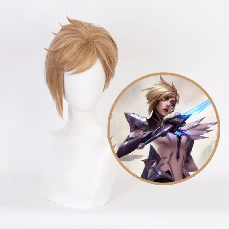 Game LOL Cosplay Wigs Fiora Laurent The Grand Duelist Heat Resistant Synthetic Wig Hair Halloween Party | Тематическая одежда и
