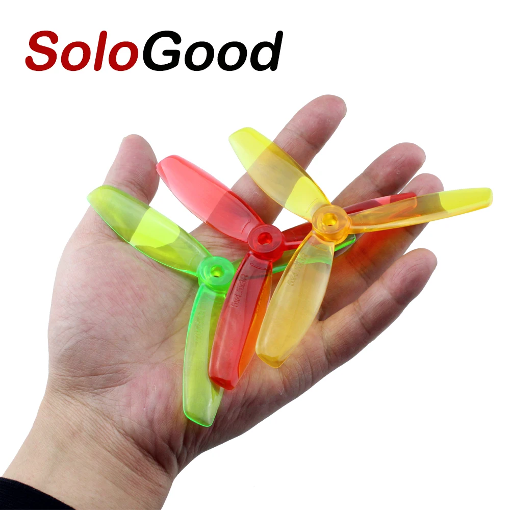 

5 pairs 5045 3 Leaf Blade Transparent Prop CW/CCW Bullnose Propeller for 250 RC FPV Racing Quadcopter