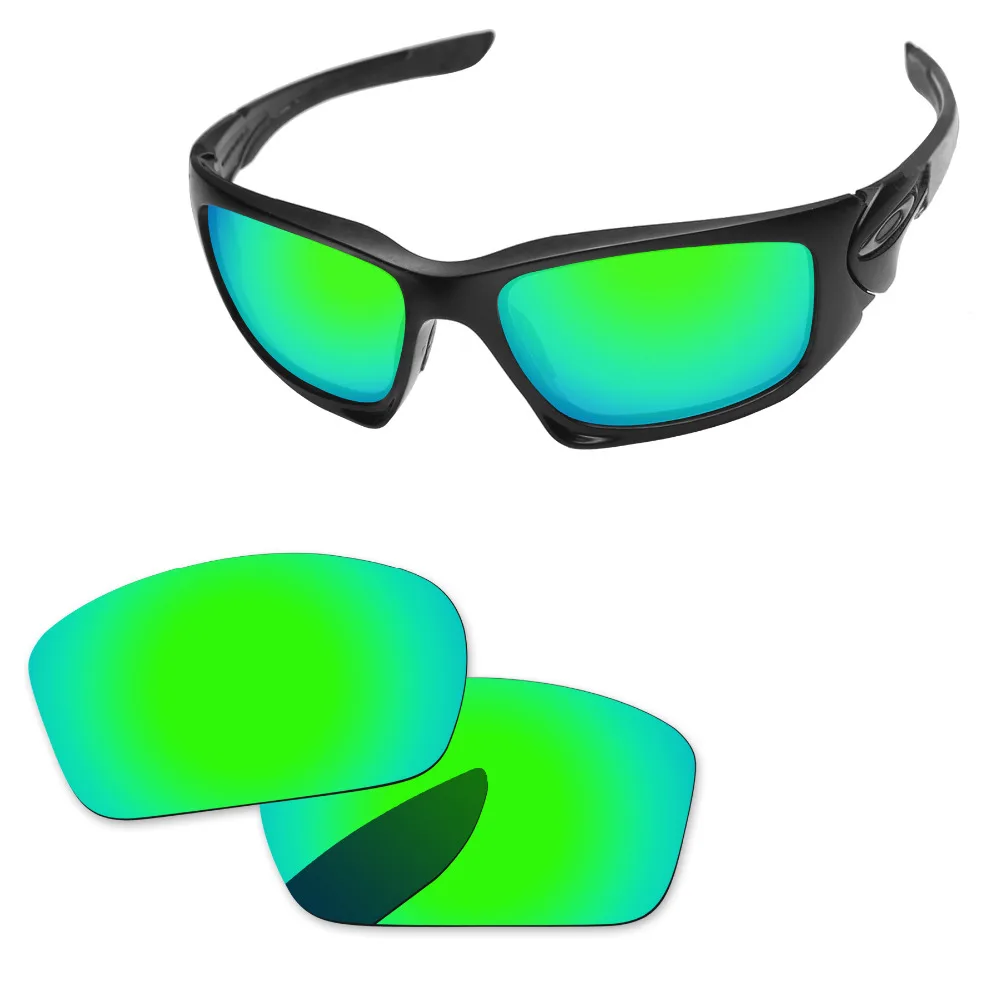 Emerald Green Mirror Polarized Replacement Lenses For Scalpel