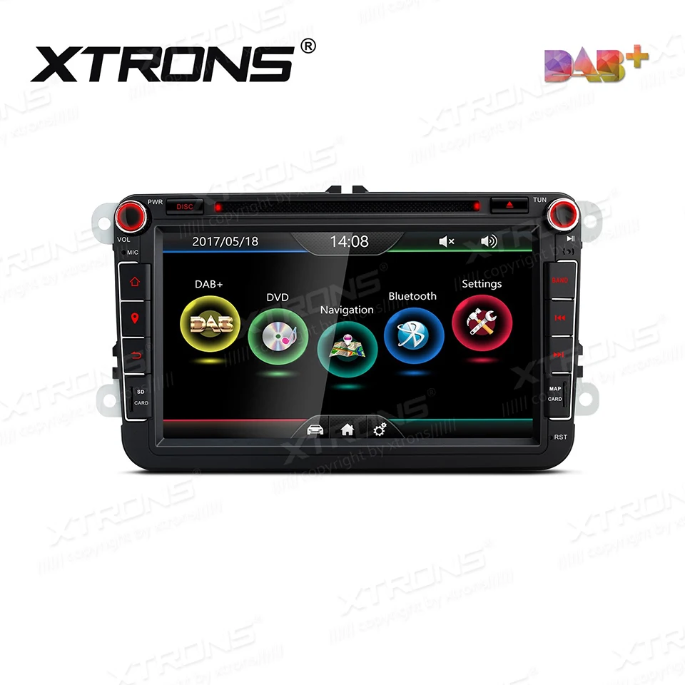 Автомобильный DVD плеер DAB + 8 дюймов с GPS SD RDS для Volkswagen VW Skoda Seat Golf Passat Polo Magotan Tiguan T5 Vento
