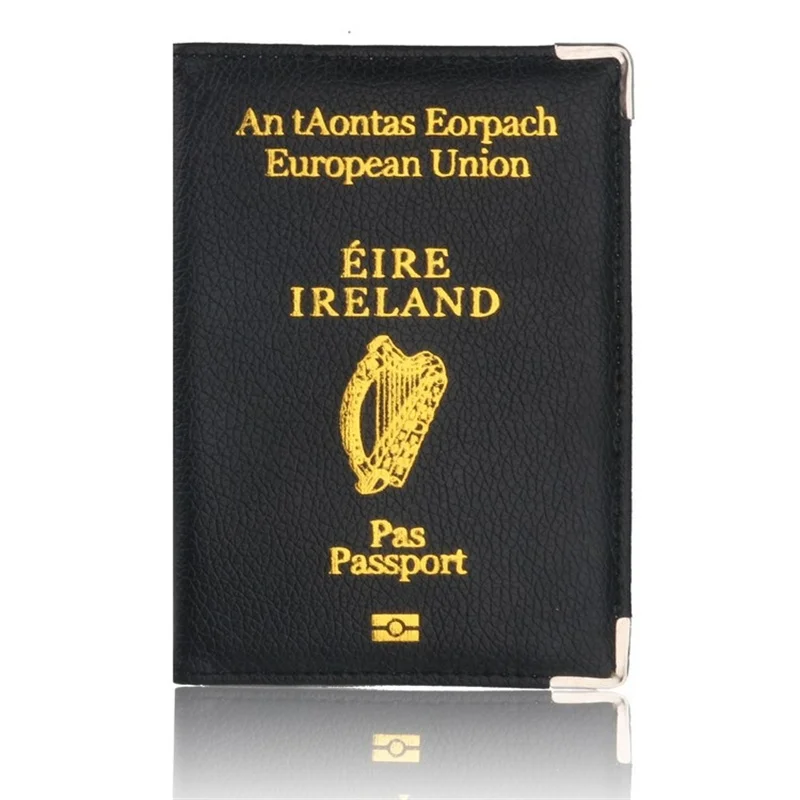 Высокое качество прекрасный женский органайзер для проездных документов для паспорта Ирландия Обложка для паспорта кожаный чехол для защиты паспорта