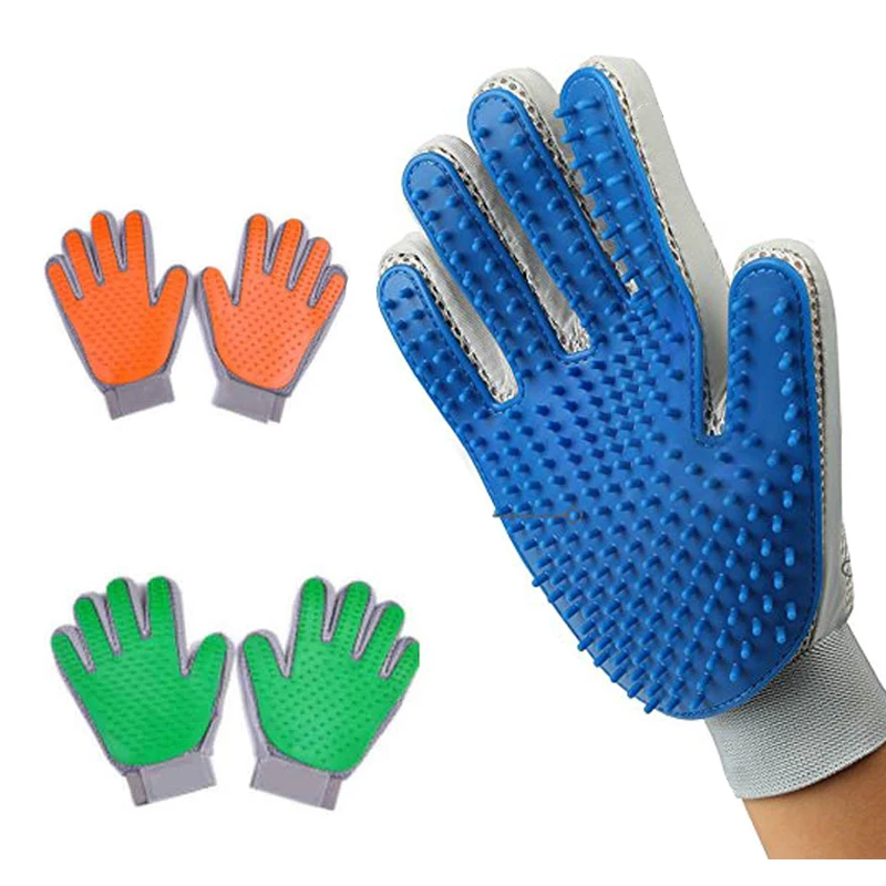 New Silicone Cat pet Finger Brush Glove For Cat Dog Efficient Massage