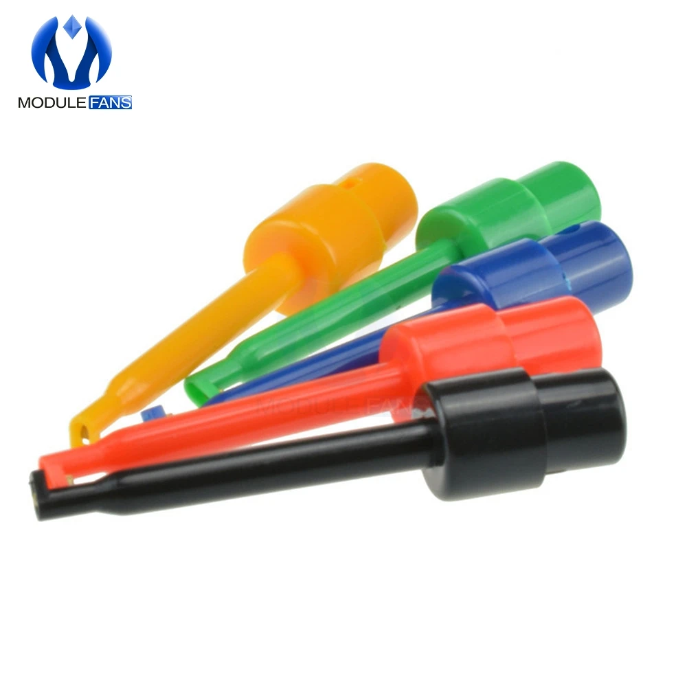 

10pcs Large Size Round Single Hook Clip Test Probe for Electronic Testing