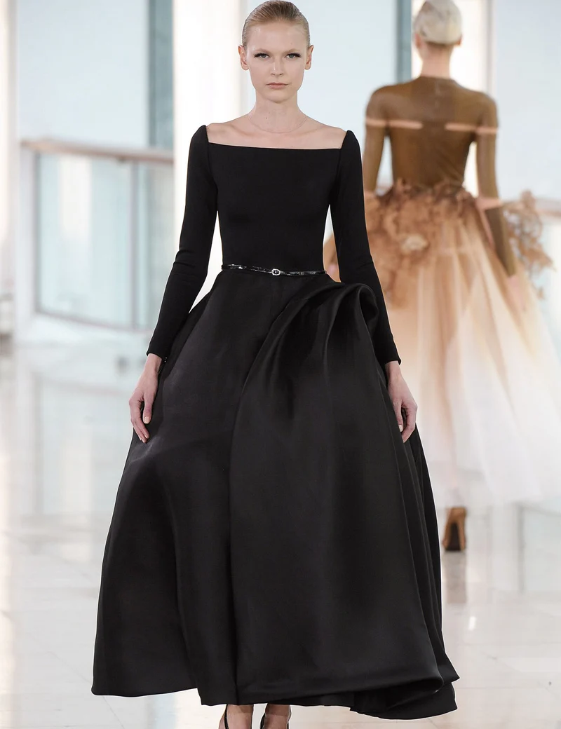 Elegant Long Sleeve Evening Dresses 