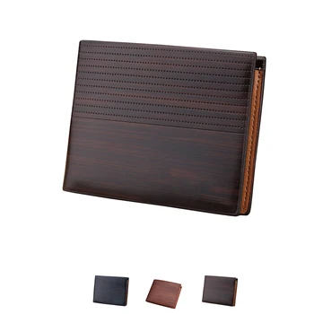 

Gentlemen Fold Ultra-thin Frosted Short Wallet Purse Men Smooth Soft PU Leather Multifunctional Coin Card Holder