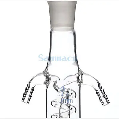 Стеклянная лаборатория дистилляции 300 мм 19/26 сокет dimoth Reflux|distillation lab|glass condenserglass