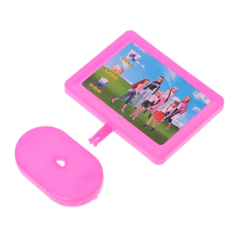 Modern Computer Dollhouse Miniature Furniture For Barbie Doll Kid Toy Girl Gift 30cm Dolls Accessories New Arrival Modern Computer Dollhouse Miniature Furniture For Barbie Doll Kid Toy Girl Gift 30cm Dolls Accessories New Arrival