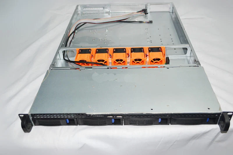 1U1404 4 Hard Disk Hot Plug Chassis 1U Rack Type