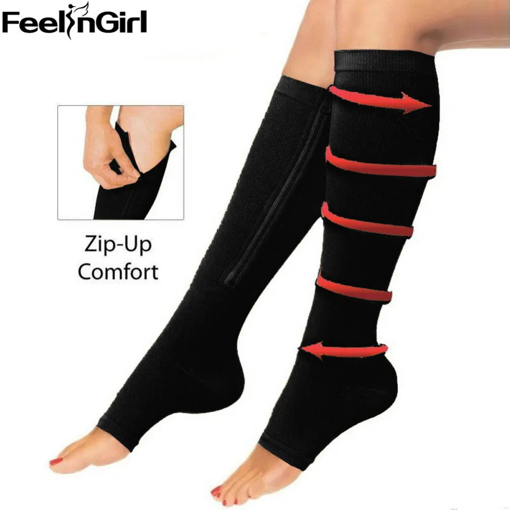 FeelinGirl Fashion Stockings Legs Shaper 2017 Hot Calf Slimming Shaper