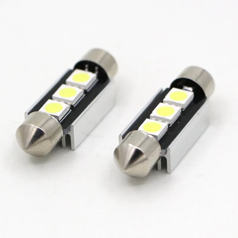 Edislight 2 шт. автомобильный светодиод 12 В гирлянда 5050 31 мм 36 39 42 C5W C10W светодиодная