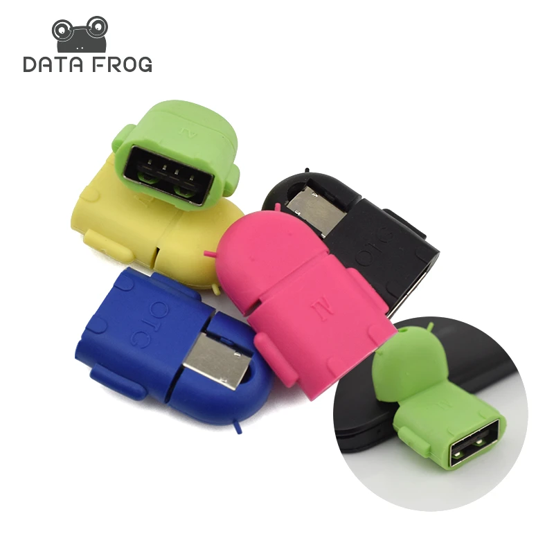 

Multi Color Micro USB OTG Adapter Connector For Android Smartphones for Laptop Hug Converter New style And Mini OTG
