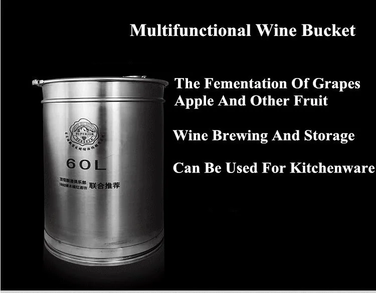 60л 316 ферментеры из нержавеющей стали для ликера ферментированное вино ферментированные пивные ферментеры доморощенное вино инструменты для изготовления бочки