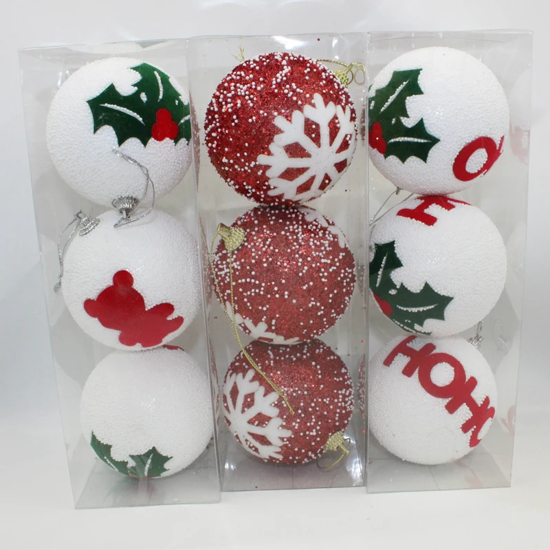 

2018 White&Red&Bear Christmas Modelling Polystyrene Styrofoam Foam Ball Spheres Decoration Crafts New DIY Decoration Supplies