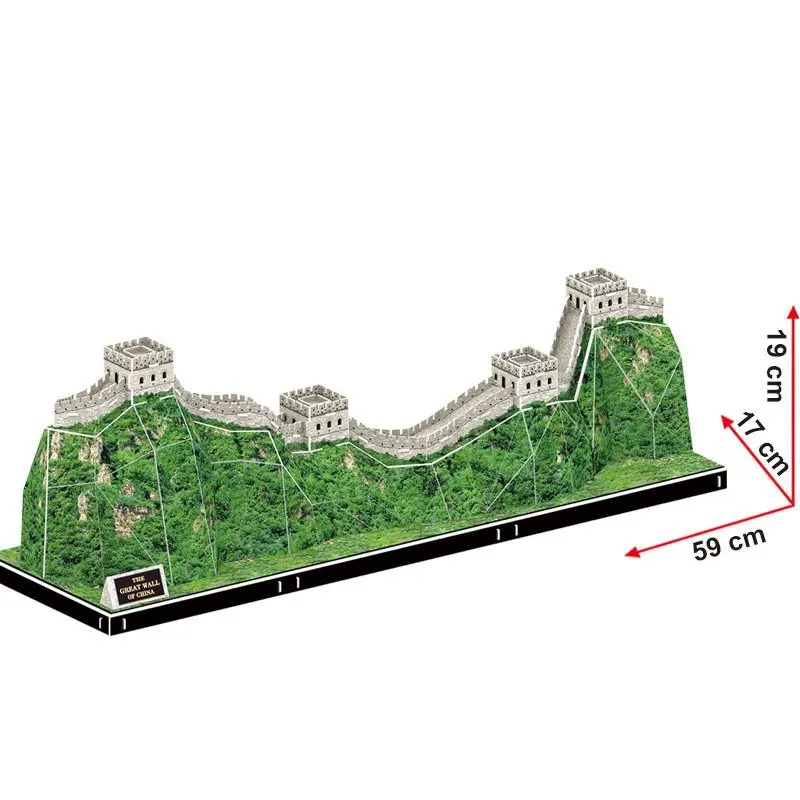 59cm lang! Cubic Fun The Great Wall China Monument 3D Puzzle Chinesische Mauer 