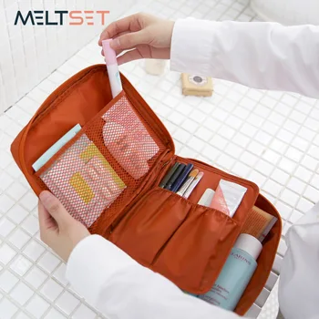 

Women Portable Makeup Toiletry Storage Bag Oxford Travel Bag Organizer Case Cosmetic Wash Pouch Multifunction Beauty Cute Bag
