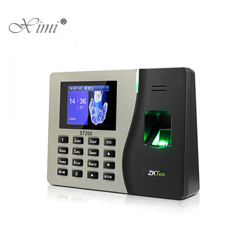 ZK ST200 биометрическая система посещаемости отпечатков пальцев с резервная