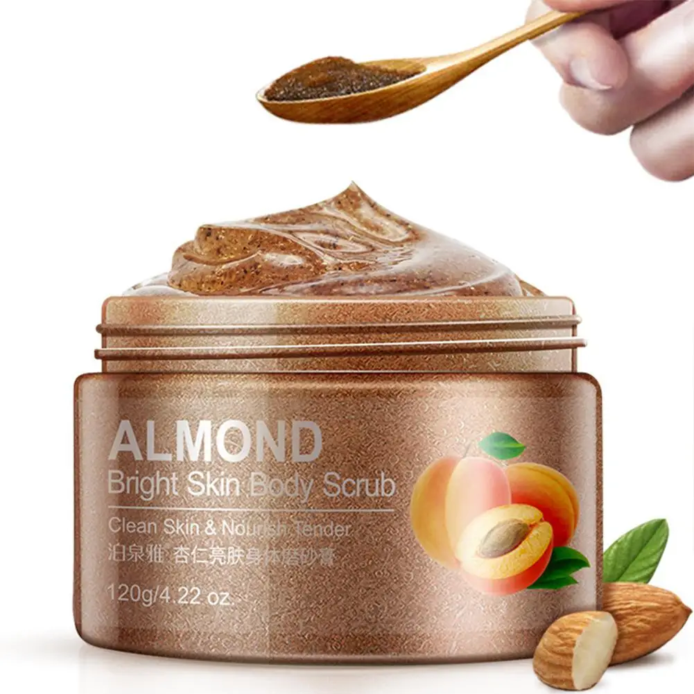 

VIBRANT GLAMOUR Almond Skin Face Scrub Cleansing Hydrating Exfoliating Cream Face Body Scrub Moisturizing Mud Exfoliating Gel