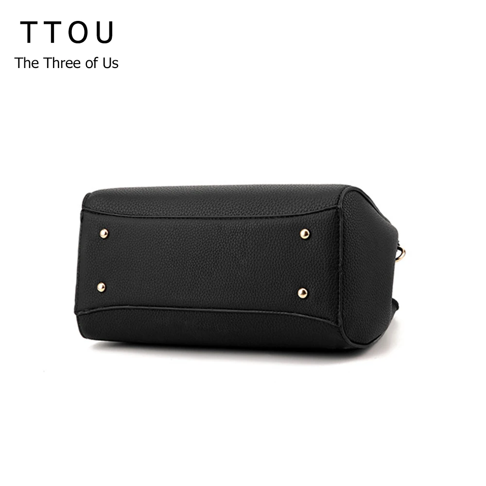TTOU New Fashion Women Handbag Tassel High Quality PU Leather Totes Bags Brief Women Shoulder Bag Ladies Bags 2018