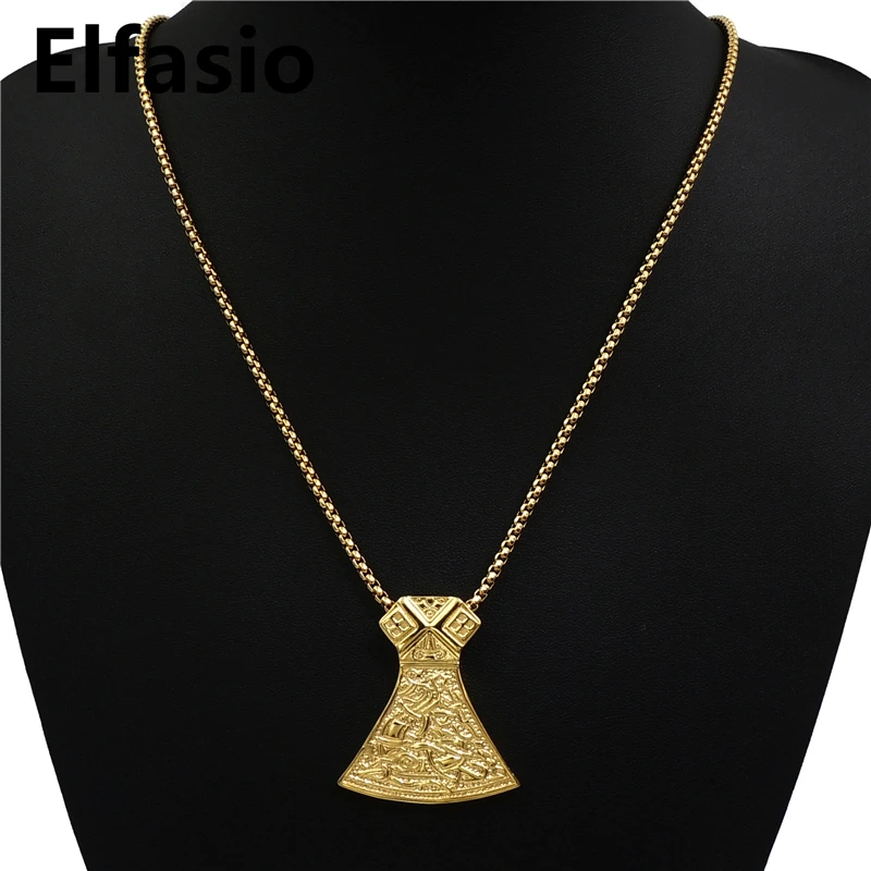 Кулон Мужской из нержавеющей стали с цепочкой 18 28 дюймов|f pendant|hammered silver pendantmjolnir