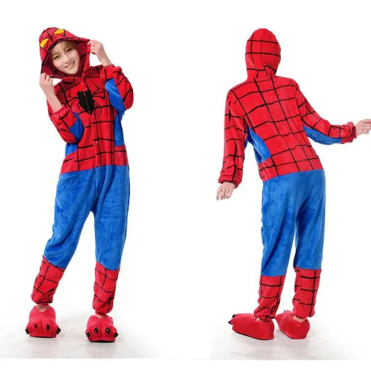 Spider Man Superhero Onesies Animal Onesies Pajamas For
