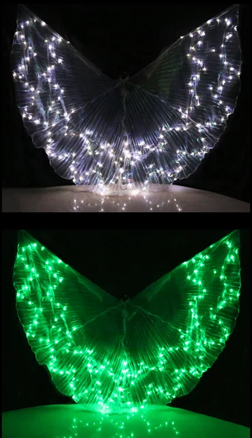 大人のカラフルなledダンス小道具イシスウィングベリーダンス