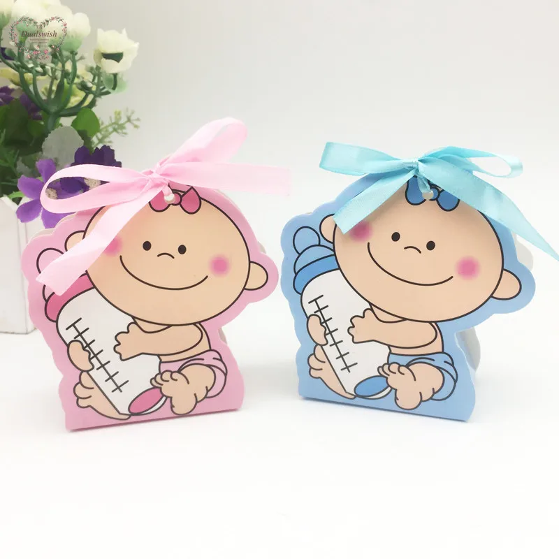 

Dualswish 12pcs Baby Design Candy Box Gift Box Birthday Party Decorations Kids Baby Shower Party Supplies