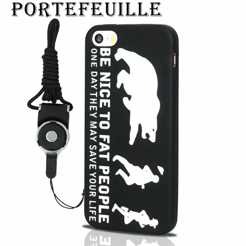 Portefeuille-Relief-TPU-Phone-Case-For-iPhone7-7plus-iPhone-5-5S-SE-6-6S-7-Matte-Soft-Touch-Rubber-Silicon-Fashion-Black-Summer-1 (2)