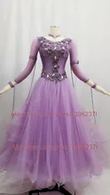 Lilac Standard Ballroom Dance Dress Adult High Quality Women Waltz Dancing Costume Ballroom Competition Dance Dresses ballroom dance costume sexy senior stones tassel sleevesless ballroom dance dress for women ballroom dance competition dresses