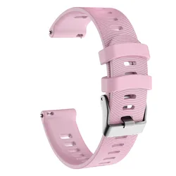Soft Silicone Smart Watch Strap for Fitness and Outdoor Activities (Pink)