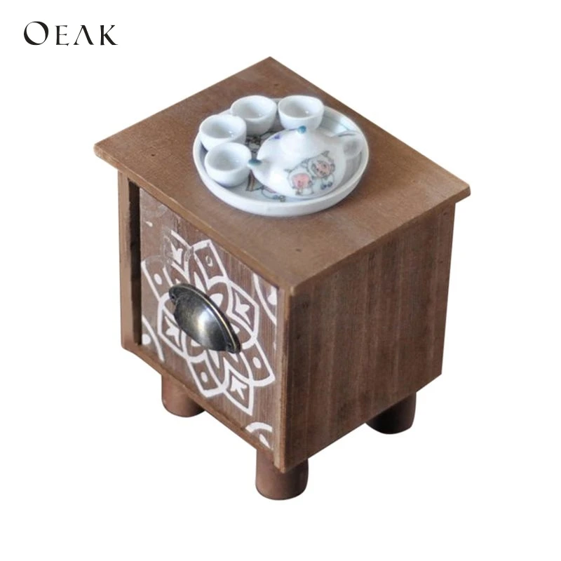 Oeak Baby Wooden Photography Accessories Table Furniture Newborn Props Photo Suite Mini Set Photography Accessories