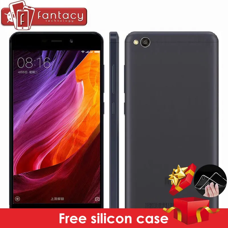 Original Xiaomi Redmi 4A Snapdragon 425 Quad Core 2G RAM 16G ROM FDD LTE 4G 5 13MP 1280x720p MIUI 8.1 OTA Mobile Phone