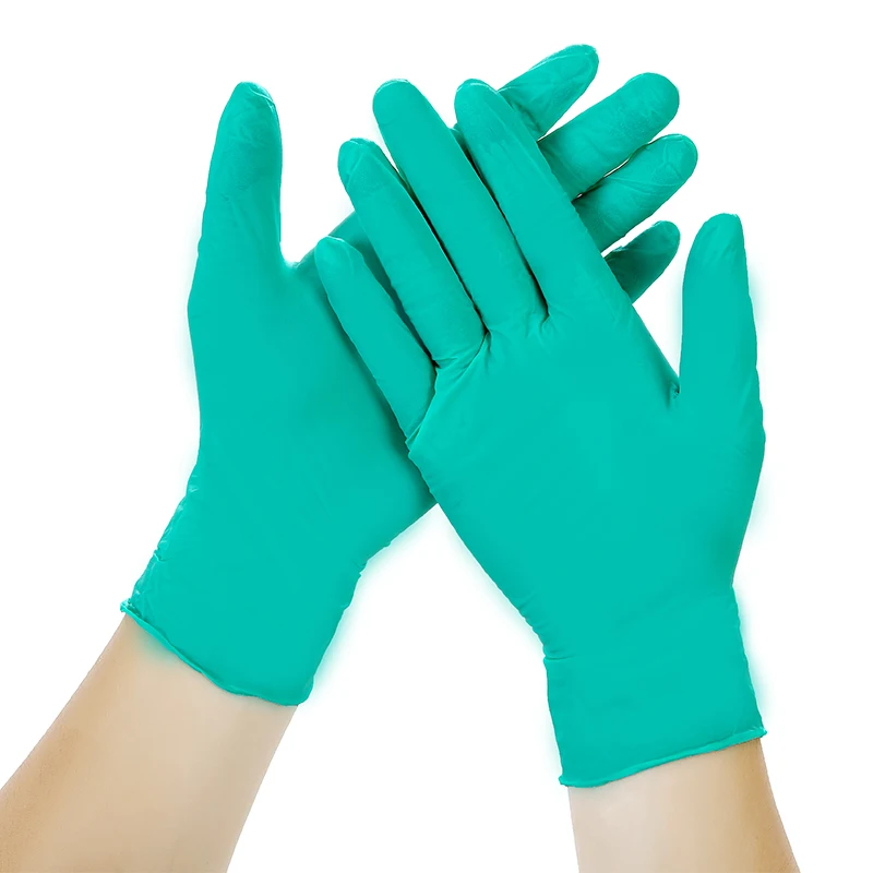 NBR latex durable lengthen disposable gloves 100 pcs for food home
