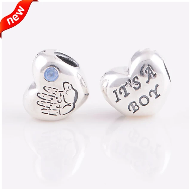 Fits For Pandora Bracelets Baby Boy Charms 100 925 Sterling Silver Fits For Pandora Bracelets Baby Boy Charms 100 925 Sterling Silver Beads Free Shipping