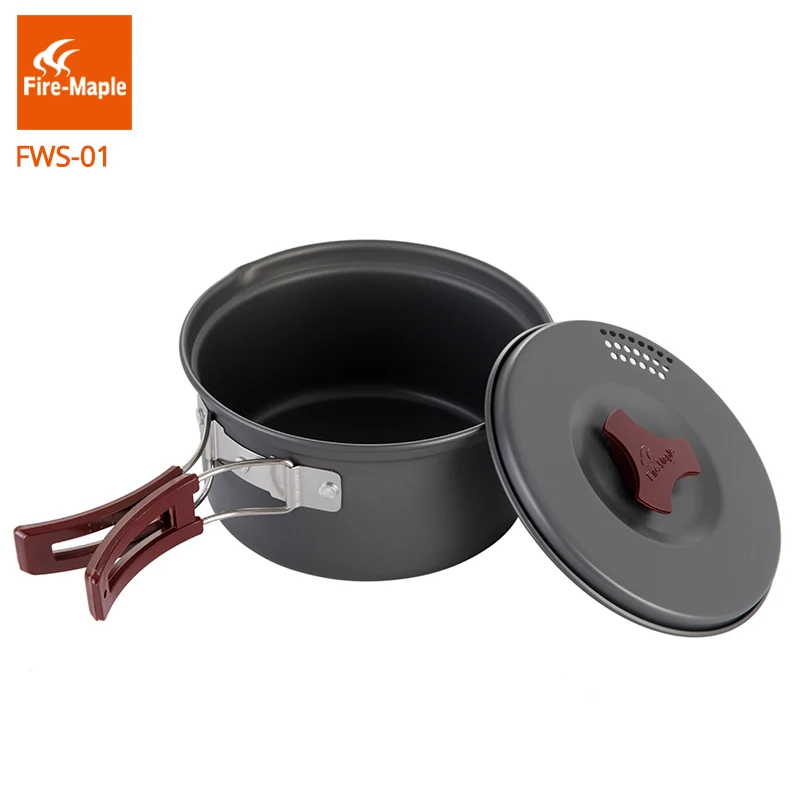 Fuego de arce 1-2 personas Cocina de cozinha sartén de Picnic con Panelas FWS-01 Camping al aire libre de la Cocina utensilios de cocina