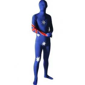 

(A5-021)Australia Lycra Spandex Costume Unisex Flag Zentai Suits