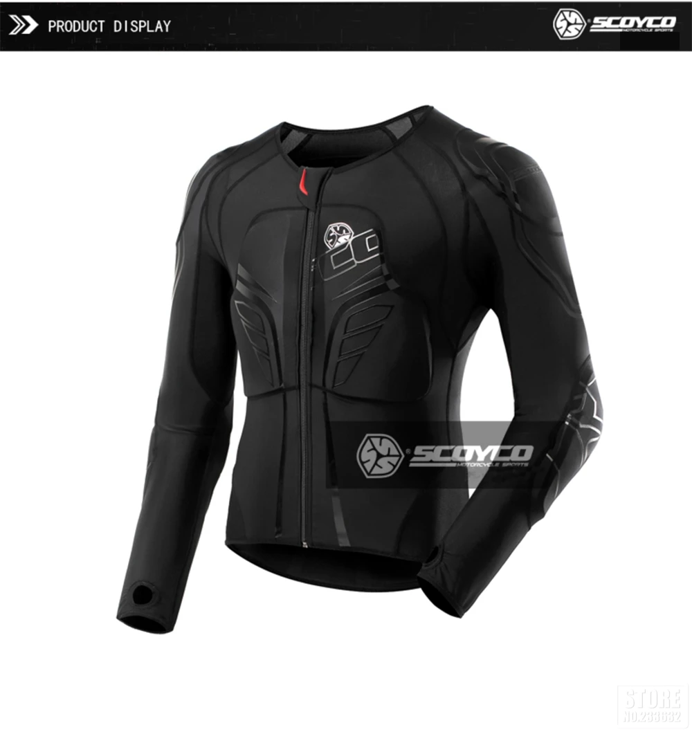 SCOYCO мотоциклетная куртка Chaqueta Moto защита для мотокросса Мото куртка броня для мотокросса гоночная броня для мужчин и женщин