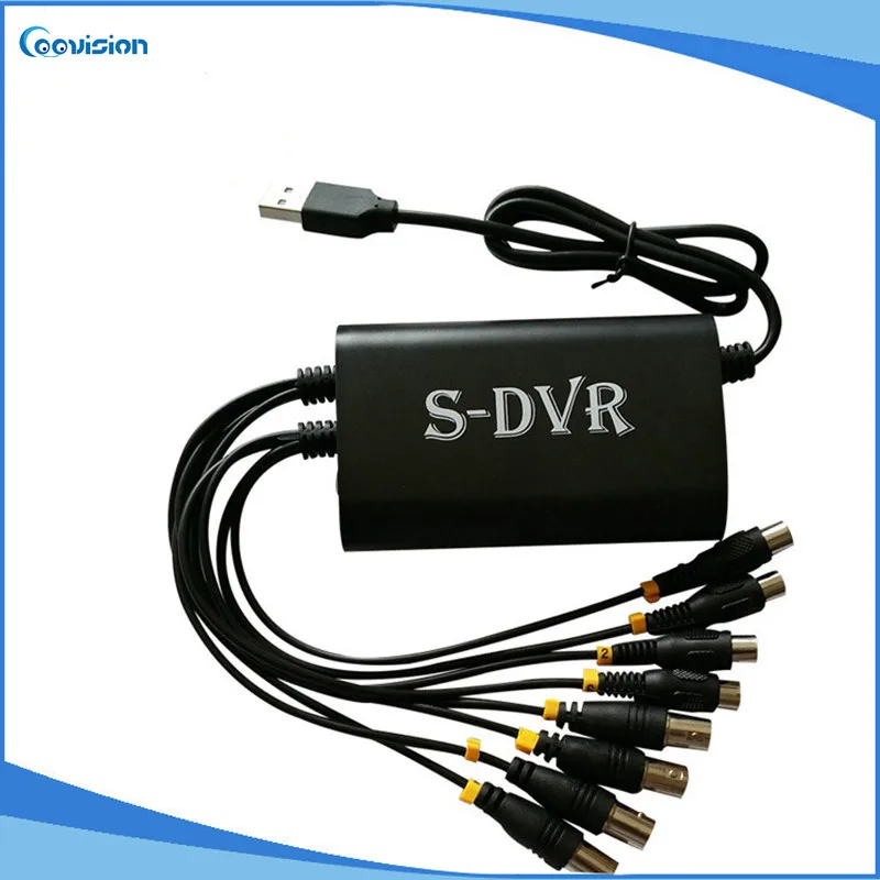 4ch usb analog video capture card CCTV dvr recorder HD D1 p2p motion