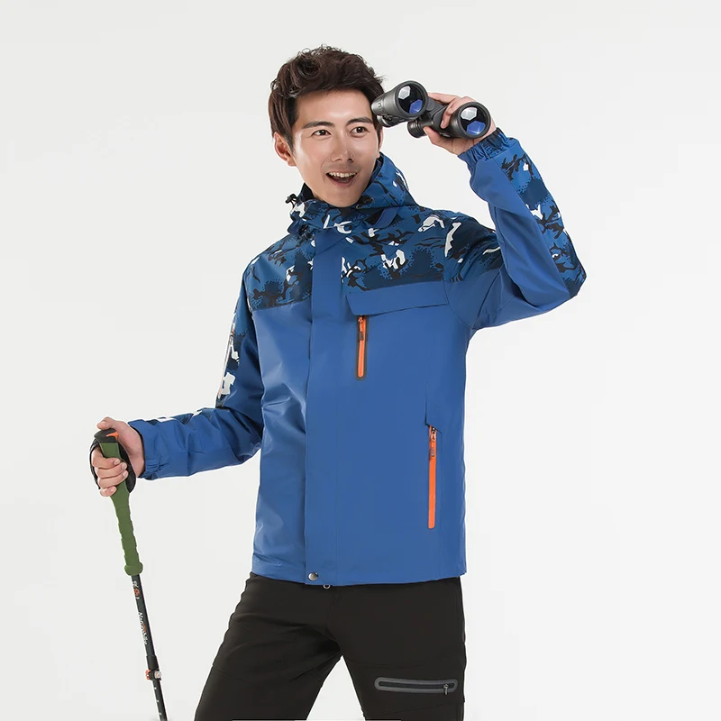 

2018 Brand New Mens and Womens Windstopper Waterproof Windbreaker 3in1 Hiking Jackets Softshell Fleece Outdoor Sport Coat FRH155