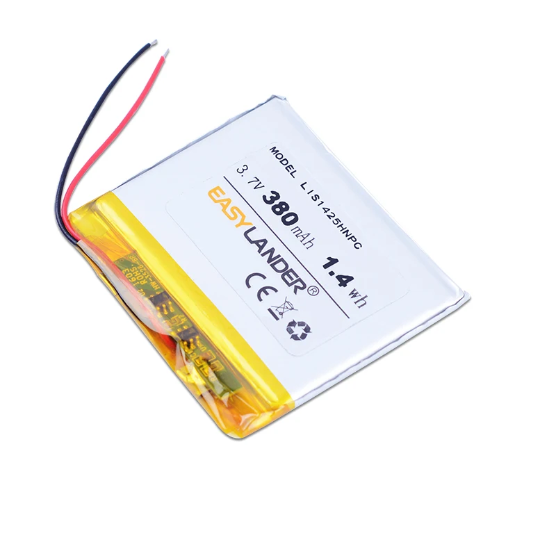 Литий полимерный аккумулятор Easylander 3 7 в 380 мАч для SONY NWZ WH303 E373 E383 E345 A864 A865 LIS1425HNPC|li-ion