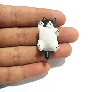 6 Pack Cat Refrigerator Magnets Office Magnet, Funny Kitten Kitchen Toy Decor Fridge Cat Ornament, Perfect for Whiteboard, Refrigerator, Map, Notes, Calendar, Gift for Lady 01