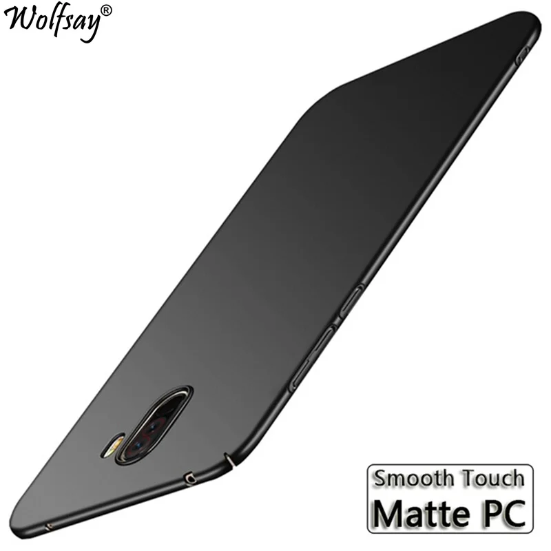 Матовый чехол для ПК Pocophone F1 Классический Гладкий телефона Xiaomi Poco F1/Little Global |