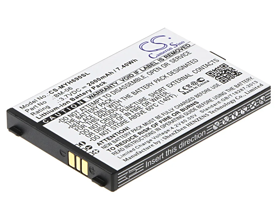 Baratos Batería BM 06 para MYPHONE Hammer Iron, h smart 2000 mAh