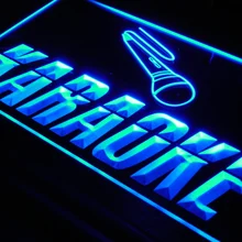 I099 открытым Караоке Box Кафе-бар паб led неоновый свет Вход на/выключения 20+ Цвета 5 размеров