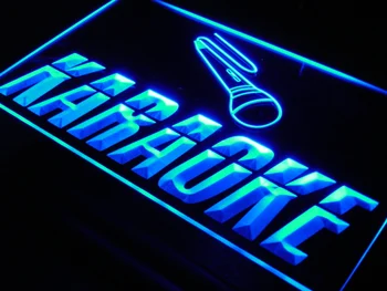 

i099 OPEN Karaoke Box Cafe Bar Pub LED Neon Light Sign On/Off Switch 20+ Colors 5 Sizes