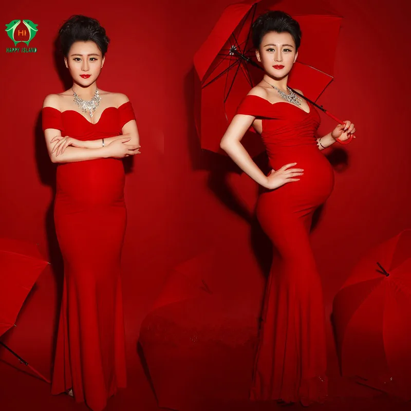 

Maternity Photography Props Pregnancy Clothes for Pregnant Women Long Maternity Dress Evening Romantic Photo Shoot Vestdios