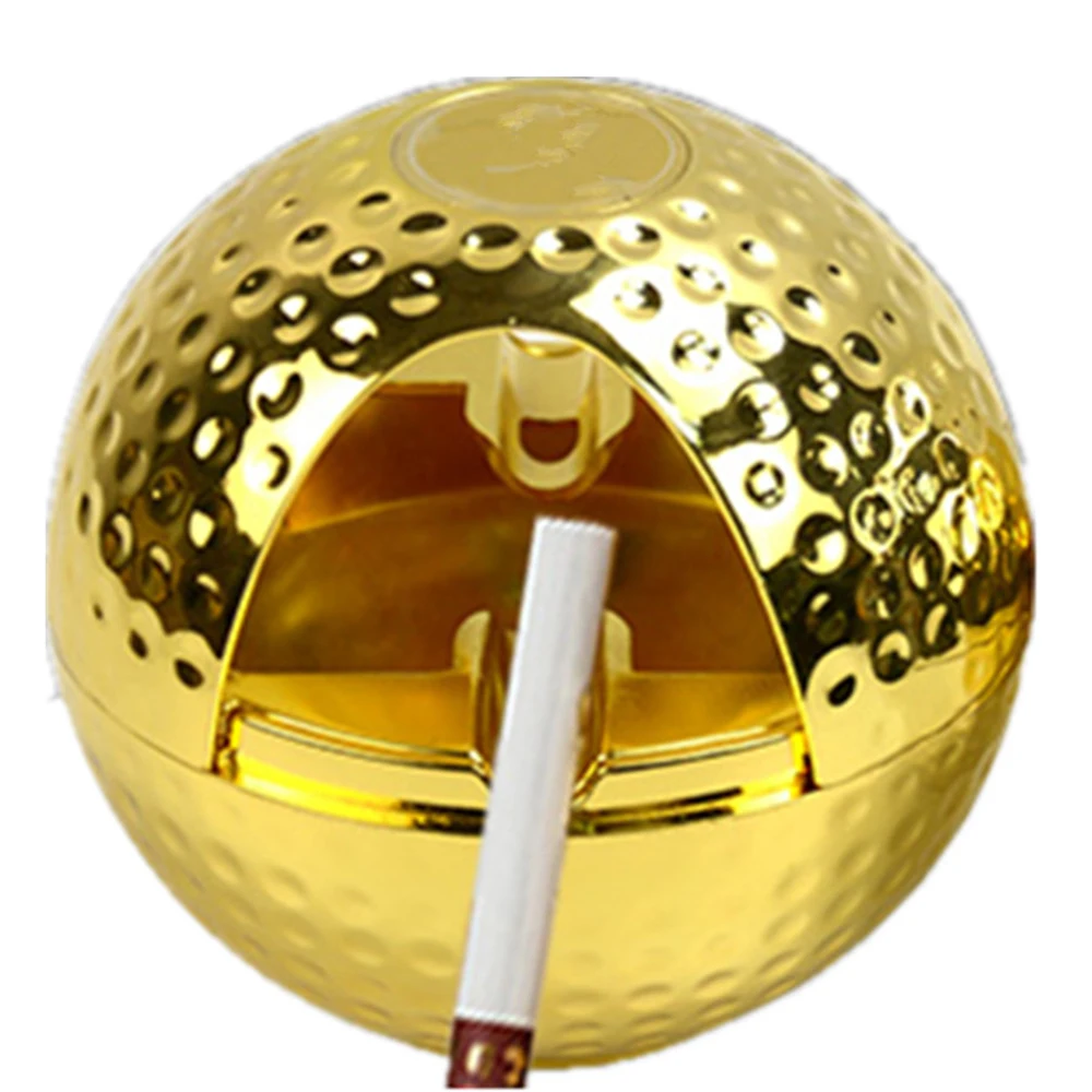 Golf accessory / Golf Ashtray / golf gift / commemorative goods / Gold