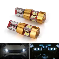 2 шт. 4014 SMD T10 светодио дный Cabus-готов 12 В 6000 К 6 Вт светодио дный w5w 194 164 168 Габаритные огни поворотника указатели поворота A2