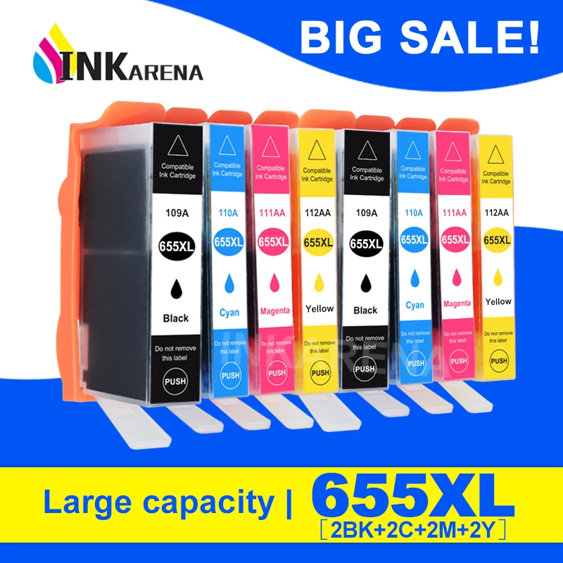 Картридж для принтера HP 655 XL Deskjet 3525 5525 4615 4625 4525 6520 6525|Чернильные картриджи| |
