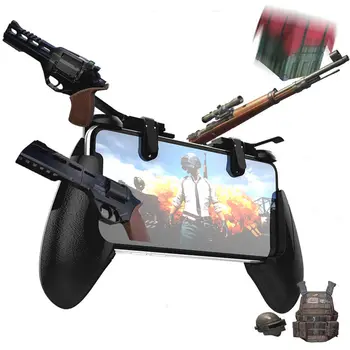 

Mobile phone game trigger Gamepad Grip Fire Button L1R1 Shooter Controller gaming trigger for PUBG most touch screen devices