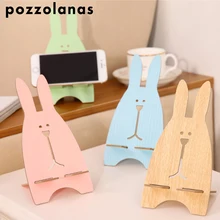 Pozzolanas Universal Phone Holder Stand Rabbit Cartoon Mobile Phone Smartphone Stand Holder For iPhoneX 876 6S